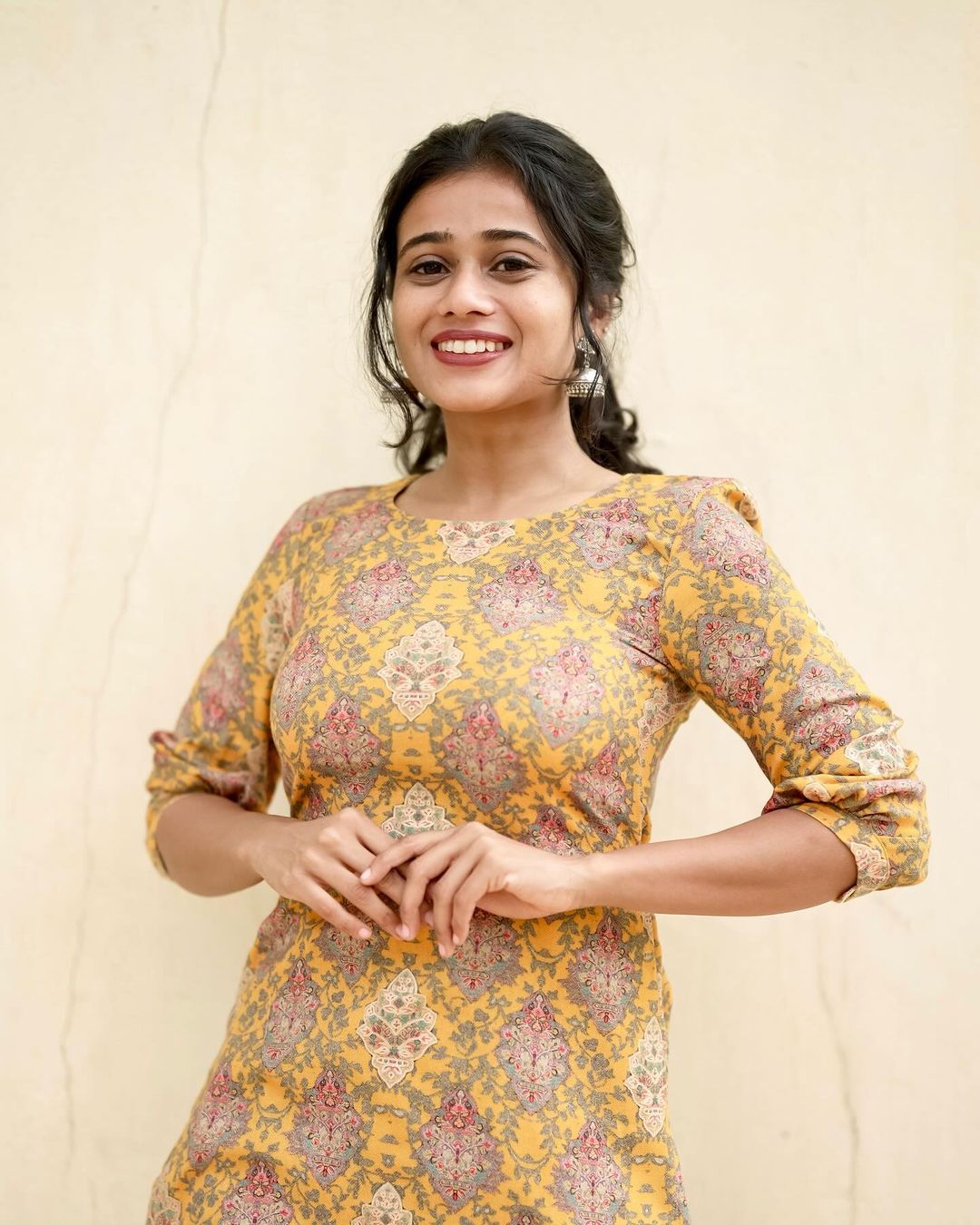 Mustard Yellow cord Set - Studio Thari